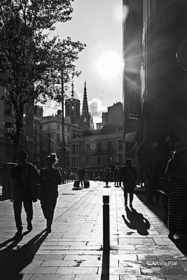Sombras en la Argenteria - Shadows in Argenteria Street