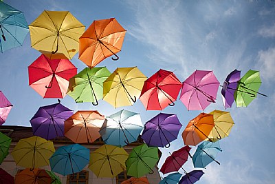 Flying Umbrellas