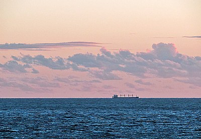 Ship  at  Evening