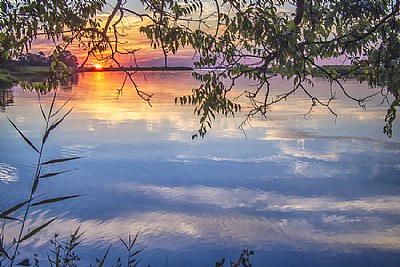 Sunset on Wetipquin Creek