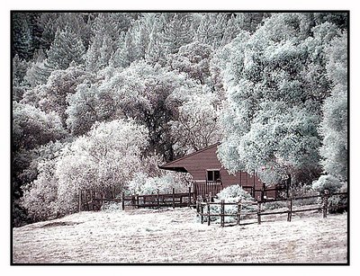 Kari\'s Barn  Infrared Toned