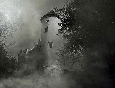 Castle in the fog