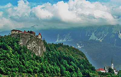 Cloudy Julian Alps