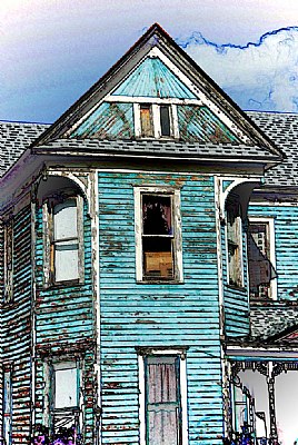 Blue House Windows