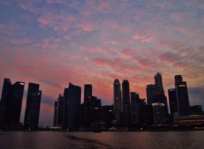 Singapore twilight