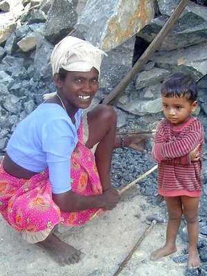 Woman & Child - Kerala - India