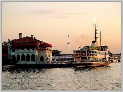 AT THE STEAMER PORT