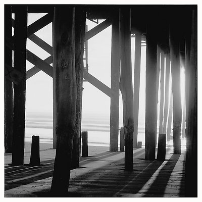 Under the Pismo Beach Pier