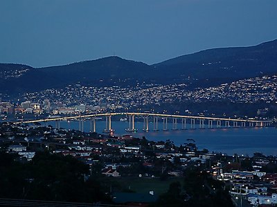 Tasman Bridge At Dawn