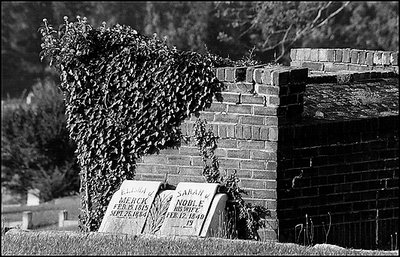 The Graves of Sarah and Elisha Merck: Gainesville, Ga. USA