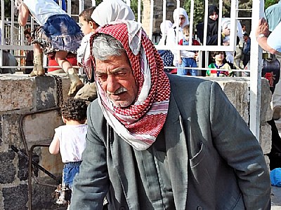 Blind Man & Children