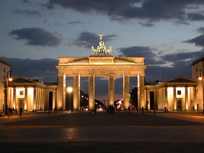 Berlin at night