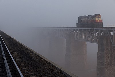 the railway bridge