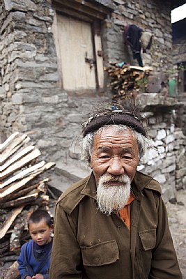 elderly man, at ziminthang