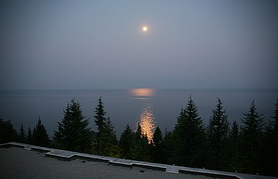 Lake Ochrid Under Moon