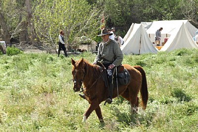 "Rebel Soldier on Horseback"