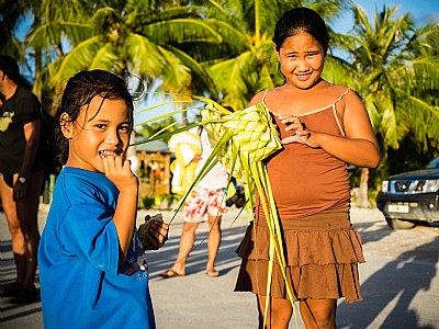 Children in Rangiroa