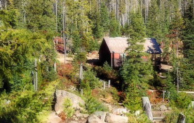 Cabin at Ollalie Lake