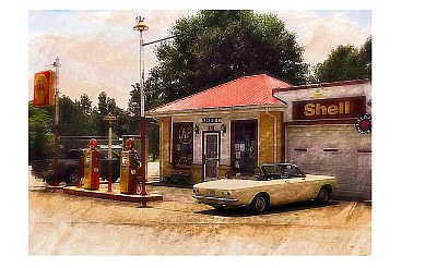 Revisiting the shell station.