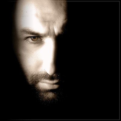 the dark