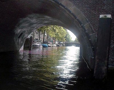 View through a Dutch bridge