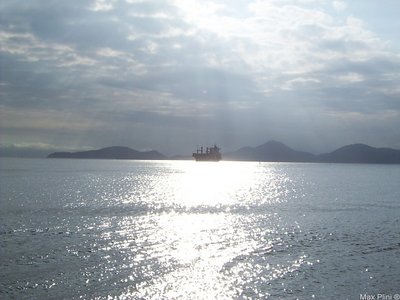 Sol na Ponta da Praia, Santos Brazil