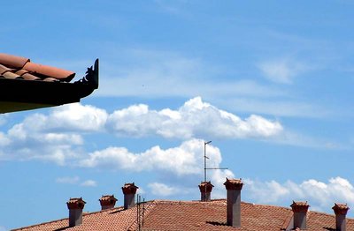 Seven  dwarfs on a roof