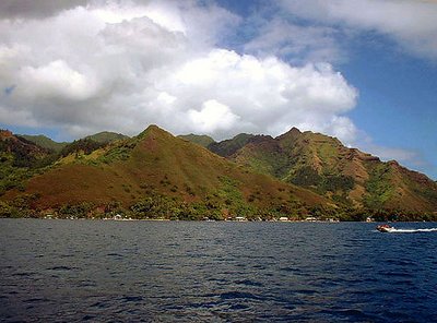 Honey moon island of Moorea