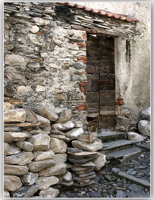 stones and door