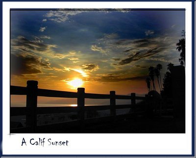 end of another day in santa monica