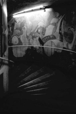 Graffitied Staircase