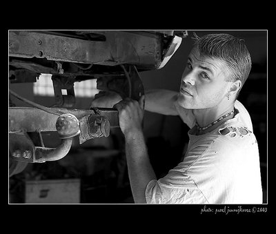 A mechanic - (from cycle "People at work")