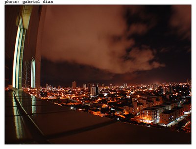 Vista noturna de parte de Natal-Brasil