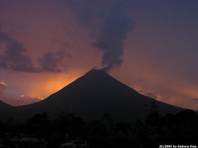 Volcano at Dusk