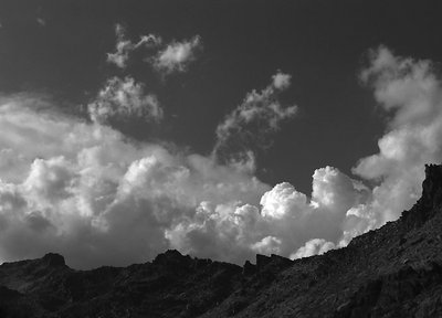 Clouds in the Mountain range