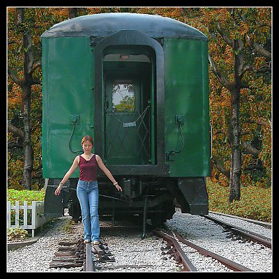 Walking on the railway