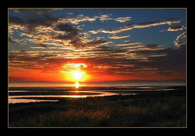 Sunset on Scotland