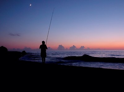 Moonlight fishing