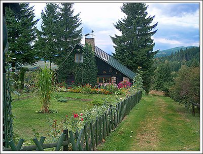 In mountains