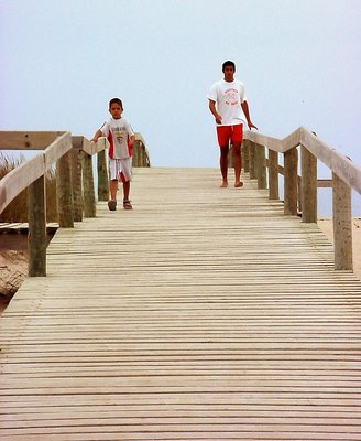 The kid and the lifeguard