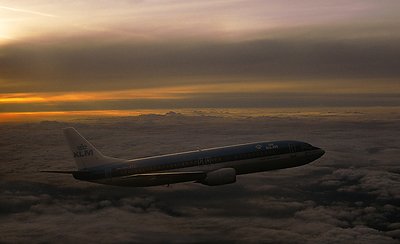 The sky above Amsterdam