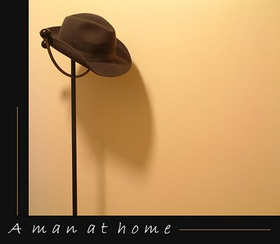 A man at home