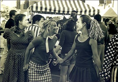 Three Friends in Costume : Anderson, S.C. 2001