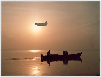 Atardecer in albufera lake