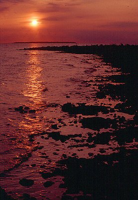 Sunset at Point LaBarbe