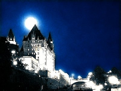 The Chateau at Night