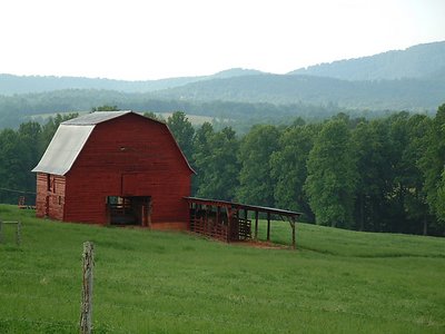 Red Barn, Near Blairsville, Georgia