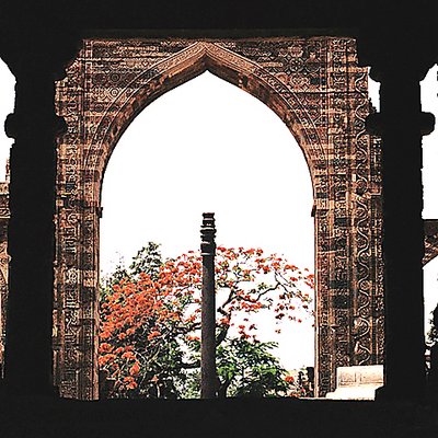 Ashoka's Pillar at Qutb Minar