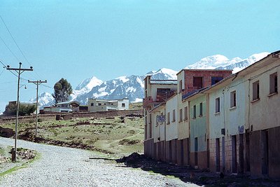 Bolivian town in the Andes