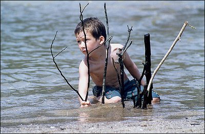 Playing on the river